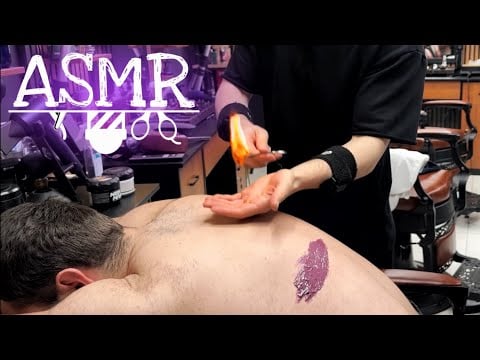 Fire Cleansing & Full Back Shave — The Most Extreme Grooming Ritual Yet