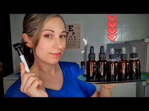 ASMR | Exquisita Limpieza de Oídos con Goteros | RP Médico relajante | Clínica Surr