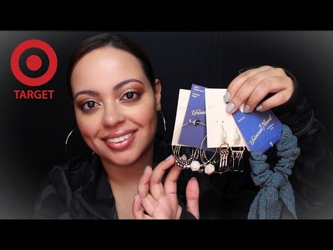ASMR| TINGLY TARGET HAUL - Fall Neutrals (fabric scratching, tag tapping, close up whispers)