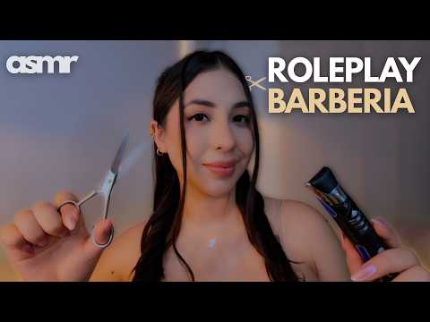 ASMR Barbería Completa 💈 Corte de Cabello, Lavado, Barba y Masaje | Para Dormir y Relajarte