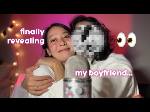ASMR WITH MY BOYFRIEND... 👀🤫 *finally revealing who I've been hiding*