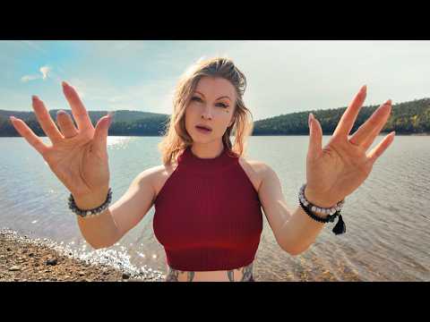 ASMR  Reiki Energy Clearing by the Lake pure hand movements