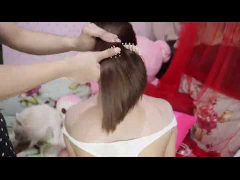 ASMR BACK SCRATCH + HAIR BRUSHING