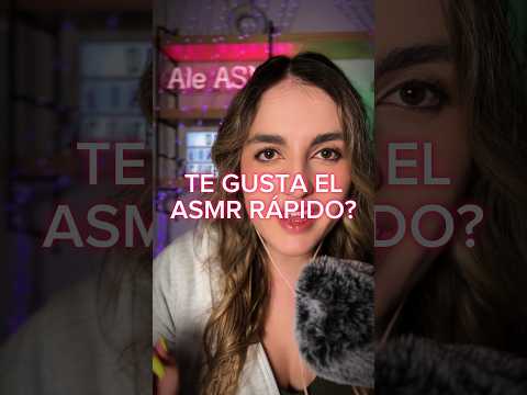 Te gusta el ASMR RÁPIDO? #asmr