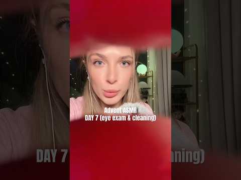 At Day 7 you got an eye exam & cleaning 👀✨#asmr #roleplay #asmrsounds #british #american #asmrrelax