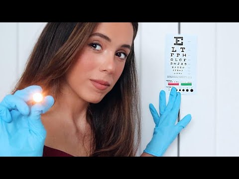 ASMR EYE EXAM + GLASSES TRY-ON | Soft Spoken