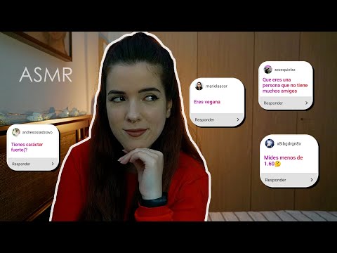 Vuestras 🤔 SUPOSICIONES sobre mí en ASMR ✨ | ASMR en español