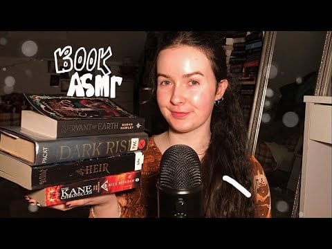 ASMR || 10 Books before the end | end of year book TBR (book triggers)