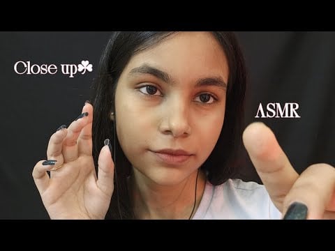 Close up visual triggers | Personal attention ASMR 💕 (whispering, mouth sounds)