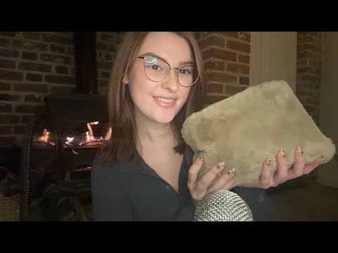 ASMR Doing Your Makeup (fire sounds)