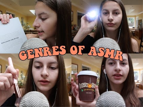 genres of asmr ❤