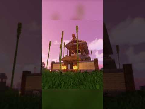 A quick tour of my Minecraft house! 🏯 Binaural ASMR #Shorts