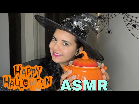 ASMR: BRUXINHA FAZ VOCÊ DORMIR NO HALLOWEEN