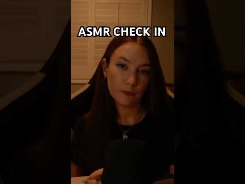 ASMR ♡ Checking In Before Bed  #asmr #relax #mouthwhisper #asmrtriggers #relaxing