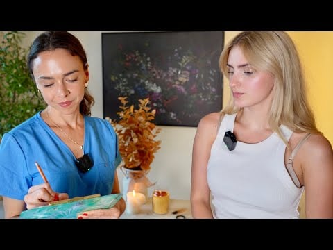 ASMR Medical Intake Forms | Pencil ✏️ Writing Sounds [Real Person]Exam,Vitals, Cranial Nerve Tingles
