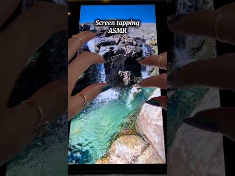 Screen tapping on some of my favourite travel photos 🌅🏔️ #asmrshorts #screentapping