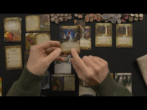 Arkham Horror Card Game Part 1 | ASMR Playthrough