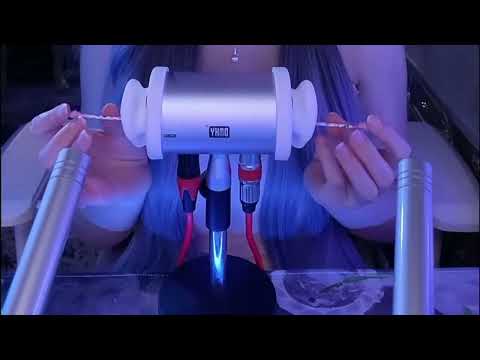 Feather,Puff & Heartbeat Layered ASMR for Sleep | Water Bottle & Hair Wash Sounds / 2Hr (No Talking)