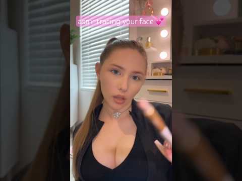 asmr tracing your face 💕 #asmrcommunity #asmrsounds #asmr #asmrtingles #asmrshorts #asmrvideos