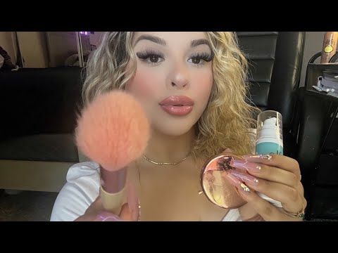 ASMR big sister does ur makeup for your first day of college📚🤍 RP (fast & aggressive)