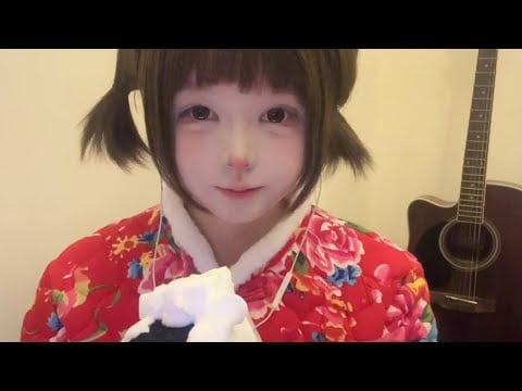 Cute Girl Stroking Mic Close-Up | Comforting ASMR for Sleep