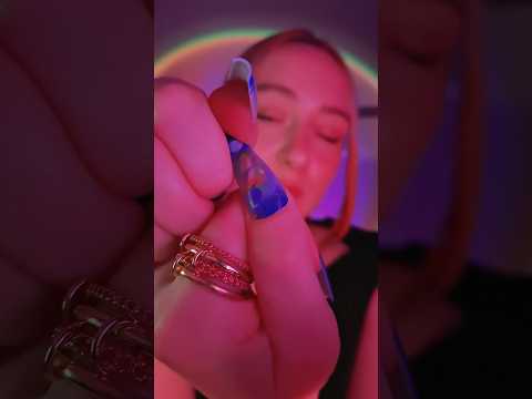 #asmr removing these nails, I think im going to paint them bc the 👽 vibes are quite a choice 💀😆