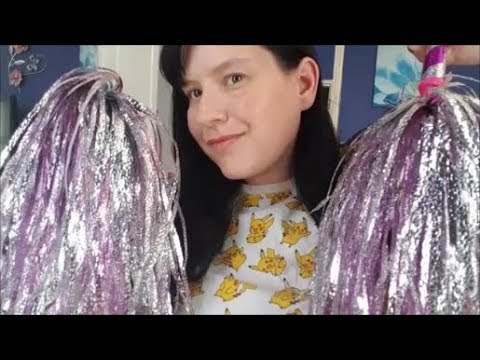 Hi! Let my POM POMS give you MEGA TINGLES!!  #ASMR #TINGLES