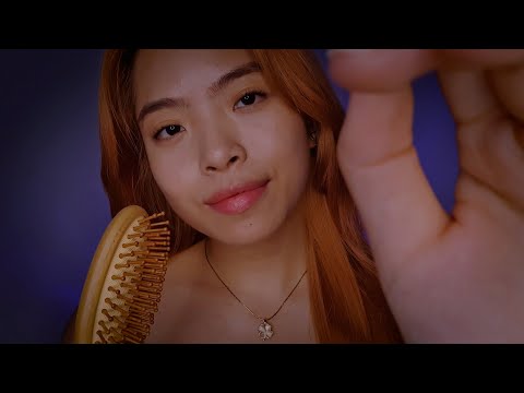 Fall asleep as I brush your hair back ‧₊˚ ☾. ⋅ ASMR No Talking