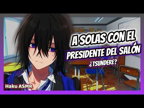 ASMR Rolplay - A solas con el presidente del salón - Haku ASMR