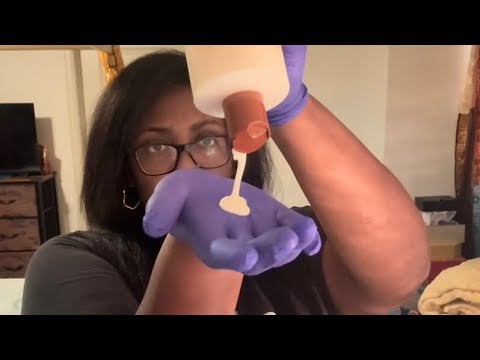 Asmr | Fast and Aggressive Massage with Breathy Mouth Sounds (no talking) 