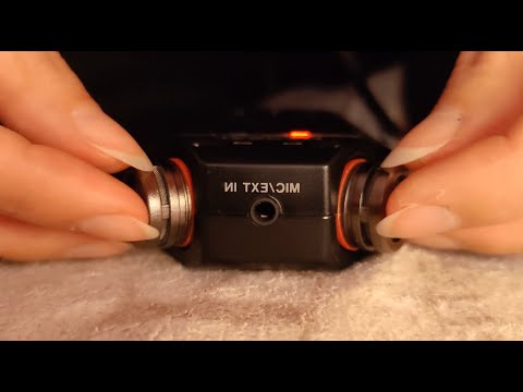 Tascam Triggers ASMR - Tapping, scratching, mic touching, ear cleaning and MORE (No talking)