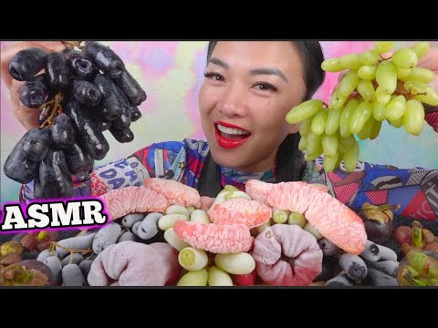 ASMR FROZEN VS FRESH FRUITS (EATING SOUNDS) LIGHT WHISPERS | SAS-ASMR