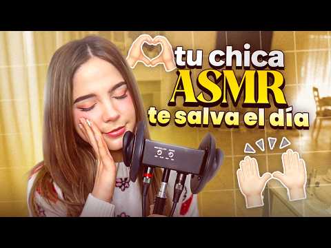 TU CHICA ASMR TE SALVA EL DÍA 💗🪶 Cariño relajante | Staryuuki