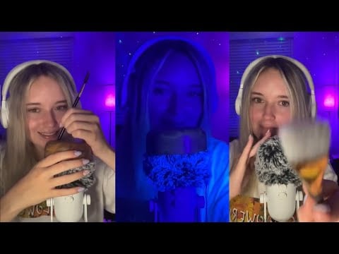 ASMR bugs, on-wood name tracing, face painting, & more - TikTok Live Replay