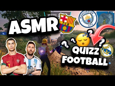 ASMR Français • QUIZZ FOOTBALL ⚽😴 (Chuchotements très puissants et triggers 💫)