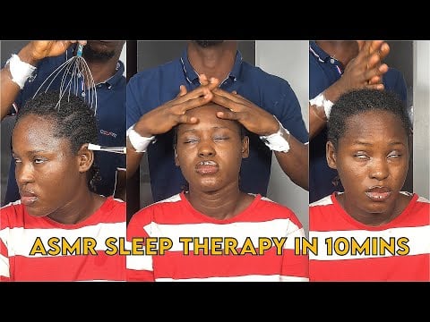 ASMR💫AGGRESSIVE HEAD SCALP SCRATCH HEAD MASSAGE & WHISPERIN WITH DIFFERENT TOOLS 4 RELAXATION SLEEP