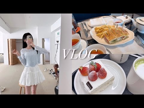 [VLOG] 쇼핑몰 피팅촬영 루덴시아 테마파크 조선팰리스 1914라운지 타코 맛집 추천 일상 브이로그