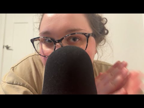 FAST & Up Close ASMR. (inaudible whispers, hand sounds + mouth sounds)