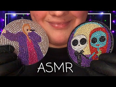 ASMR Tingly Diamond Painting Scratching Sounds! 🎃🪻