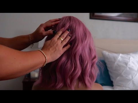 ASMR | Hair Placing, Hair Fluffing, Scalp Massage & Hair Brushing