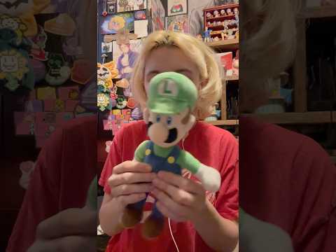 🌻 Luigi plush tapping!