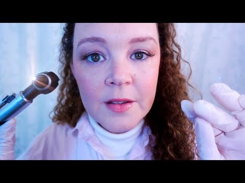 ASMR - Ear Cleaning, Ear Exam, Hearing Test Role Play, Soft Spoken | There is Something in Your Ear