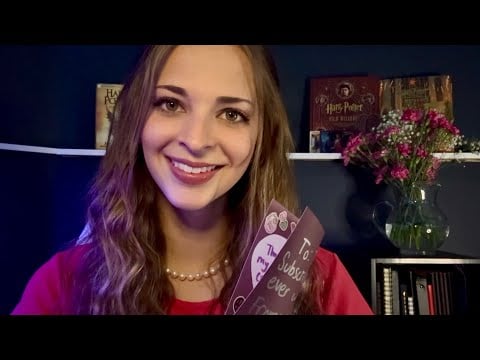 ASMR | Writing You A Valentine’s Card❤️ (giving words of affirmation/chatting about Valentine’s Day)