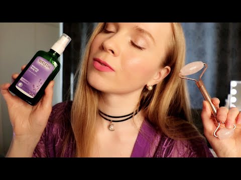 ASMR SUOMI Autan Sinua Nukahtamaan 💤Laventeli Kasvohieronta Öljyllä 💜Personal Attention