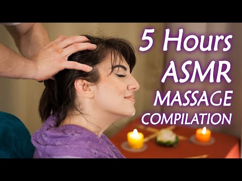 5 Hours of ASMR, Massage Compilation