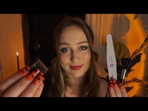 ASMR :) Doing Your Halloween Nails (repost)