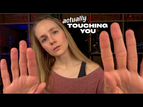 Close Up ASMR 👀 Actually Touching You (Face, Ears, Head, Shoulders)