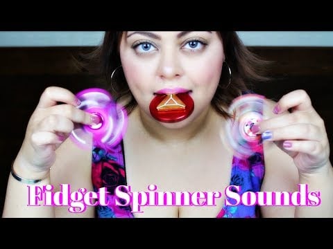 Fidget Spinner ASMR - My Collection - Playing with Fidget Spinners Near Your Ears