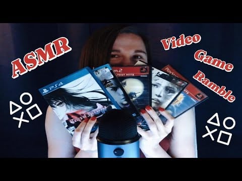ASMR My Top 5 Nostalgic Video Games (Soft Whisper Ramble)