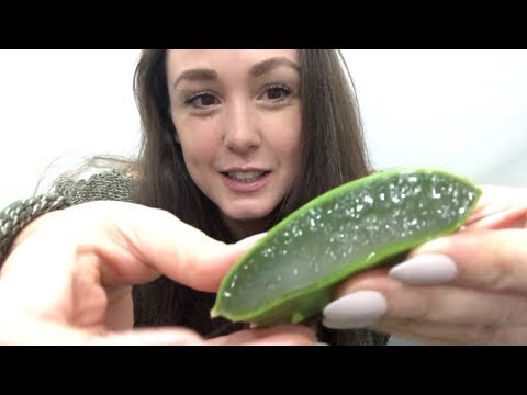 ASMR Aloe Vera Challenge [Raw unedited]